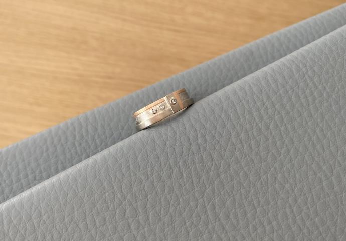 neuer Ring aus zwei Eheringen