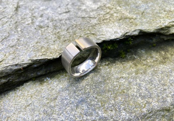 Ring Silber Gold